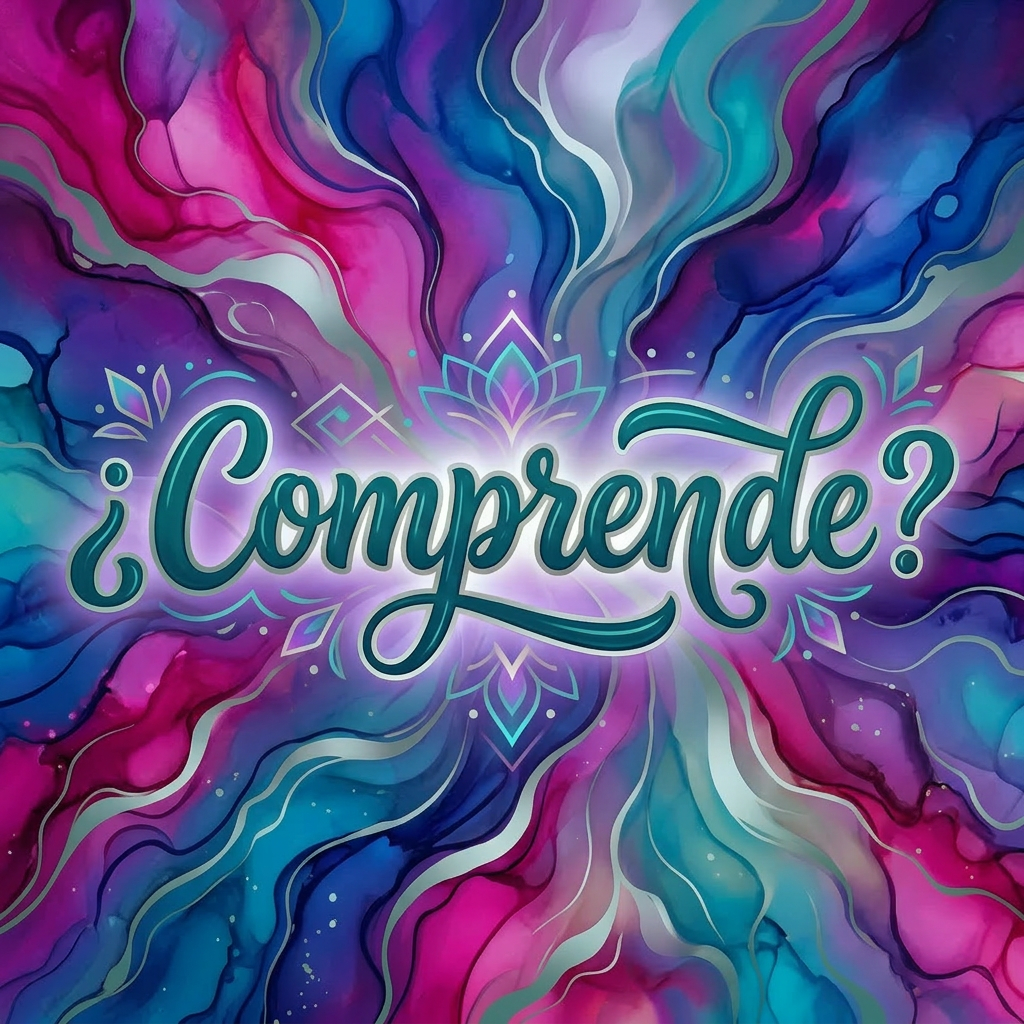 The Spanish word ¿Comprende? in black text on a white background